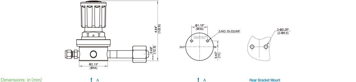 GENTEC R12 Series Low Flow Regulator